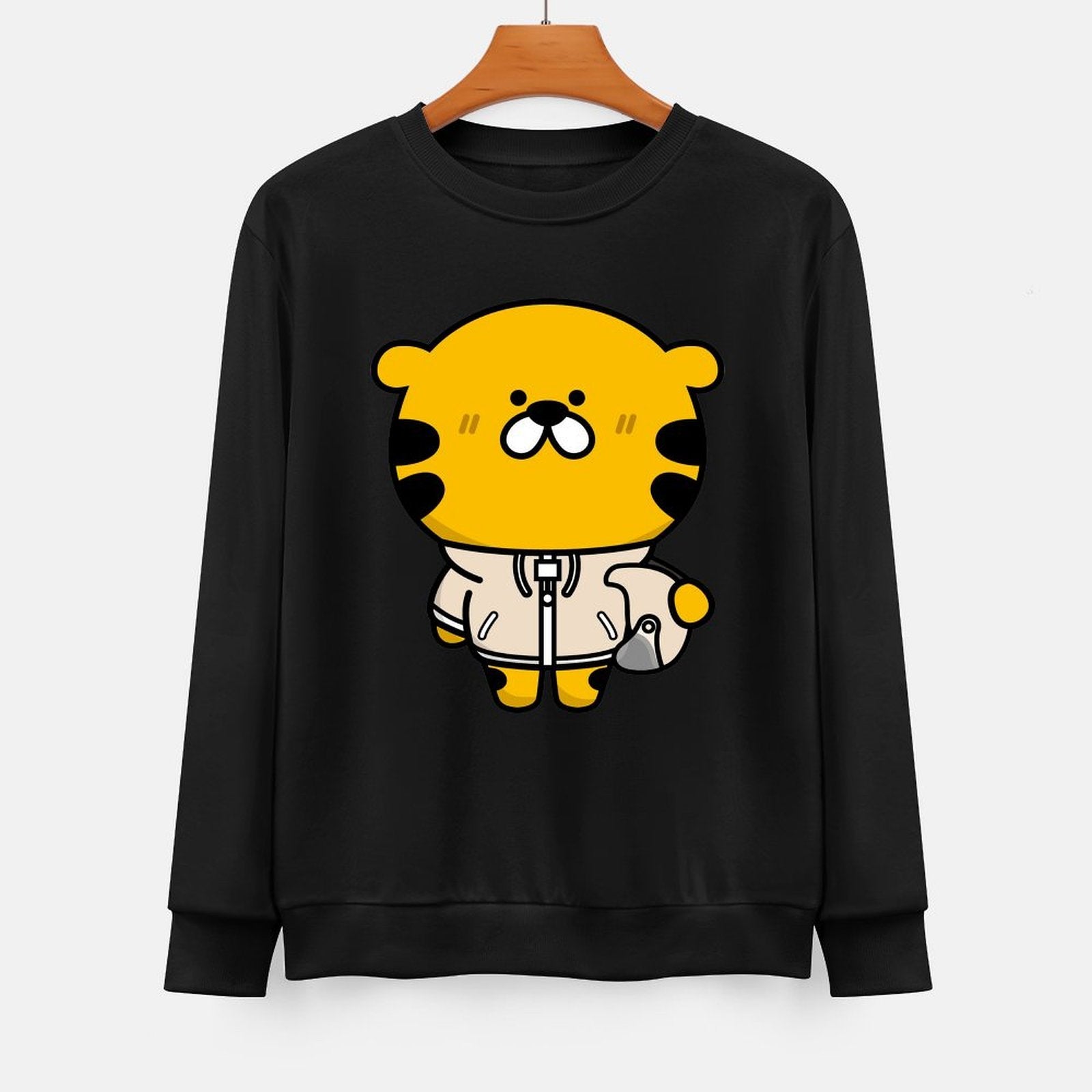 Front Patterned Long Sleeve TopRelaxed Edition